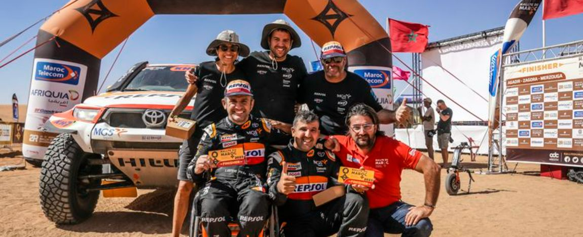 摩洛哥拉力赛——Repsol丰田拉力车队第三赛段惊人逆转，迎接2024达喀尔