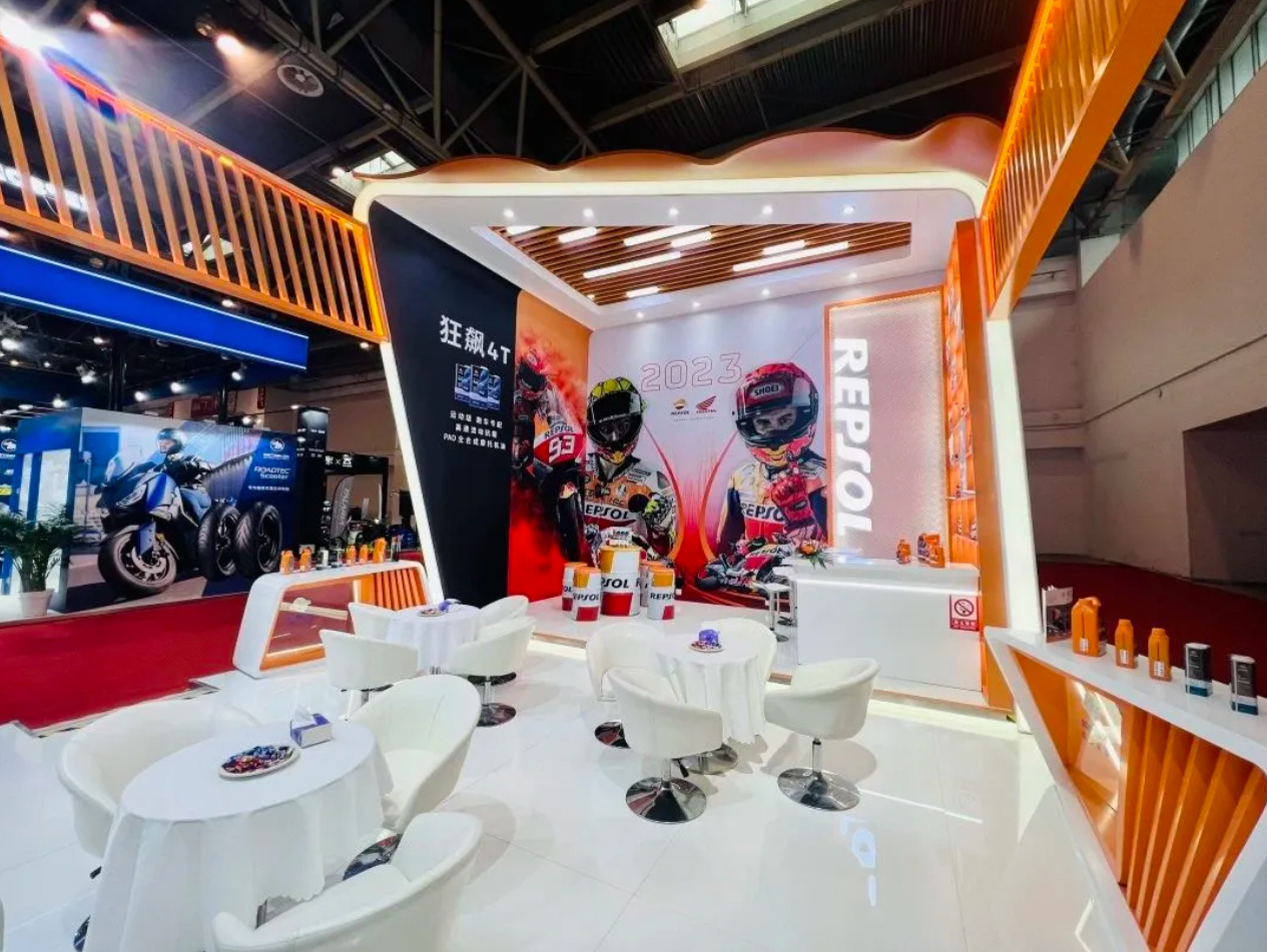 Repsol闪亮登陆2023北京国际摩托车展览会，摩油全明星阵容火爆全场！